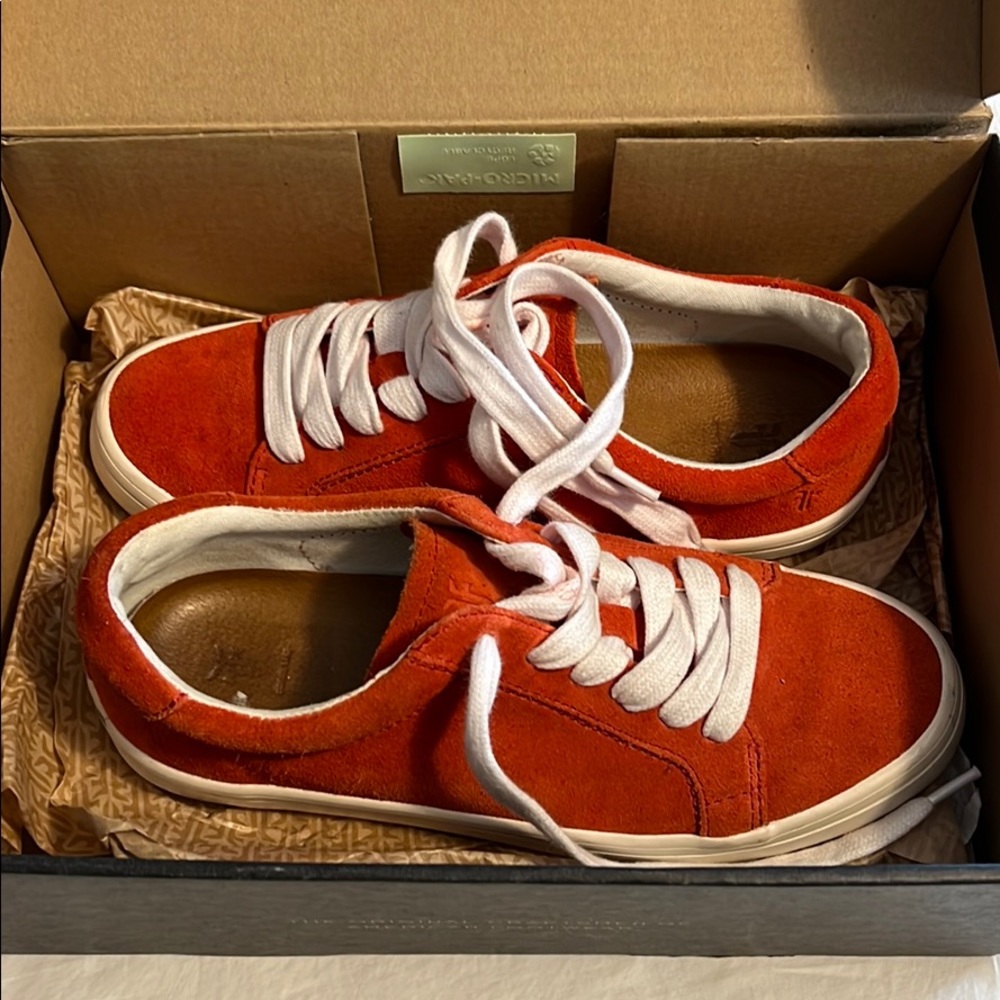 Suede sneakers